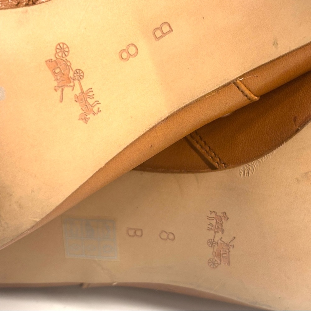 Coach Womens Hickory Side Zipper Studded Casual Heels Ankle Booties Size 8M - Picture 8 of 10